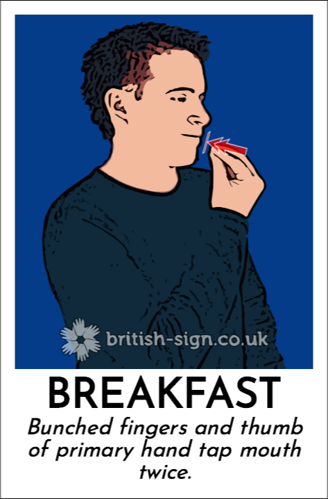 Breakfast in British Sign Language (BSL)