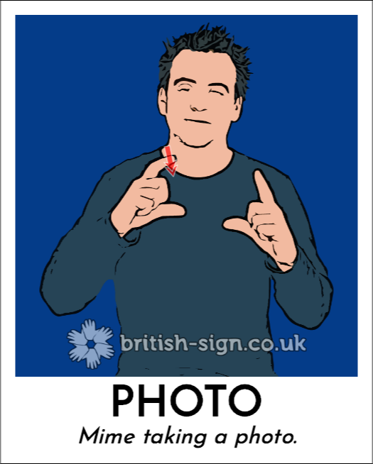 Photo in British Sign Language (BSL)