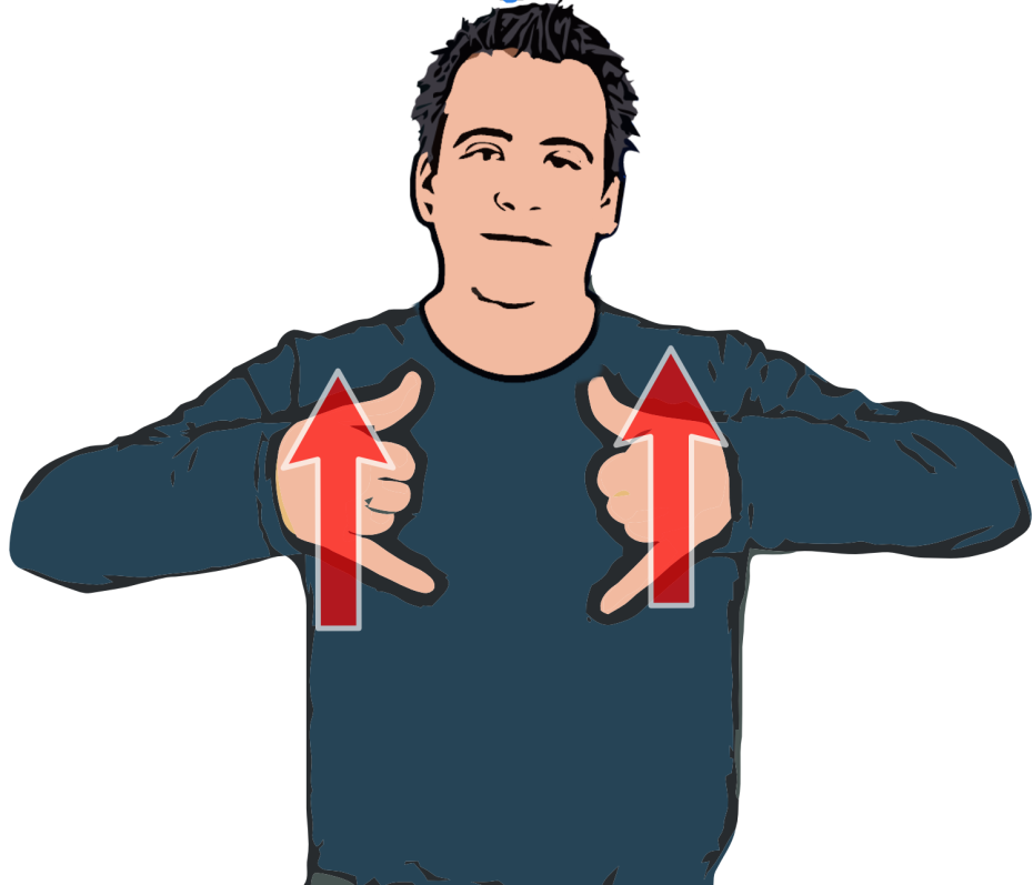 Trophy in British Sign Language (BSL)