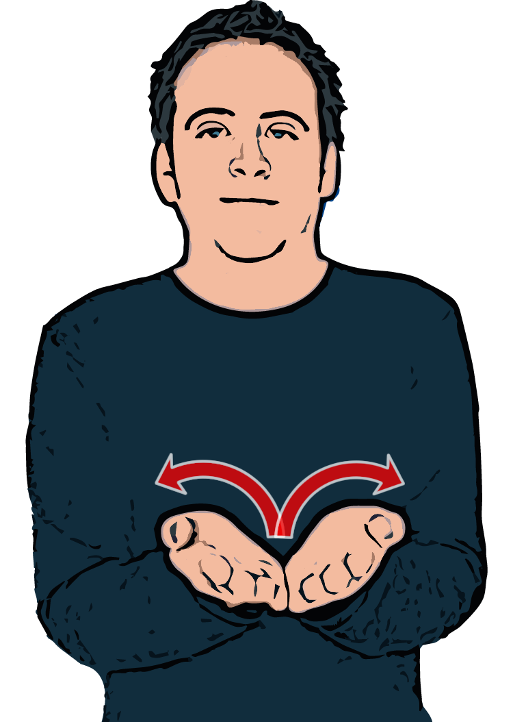 BSL sign for book