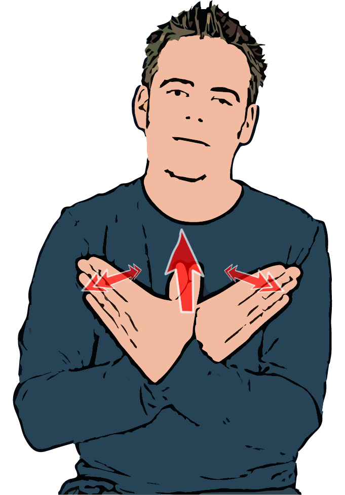 BSL sign for butterfly