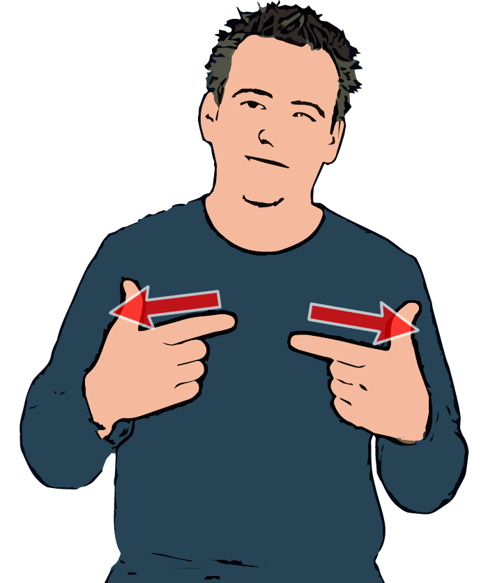 BSL sign for language
