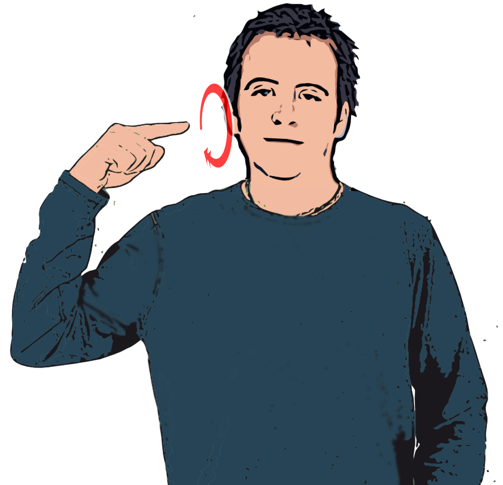 BSL sign for noisy