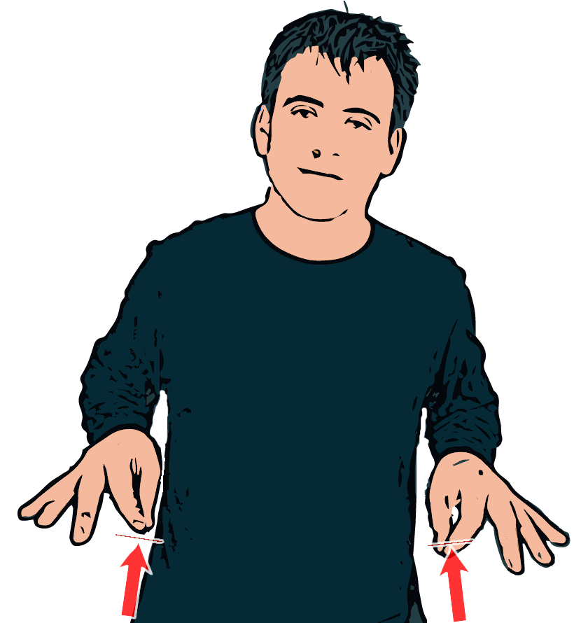 BSL sign for pants