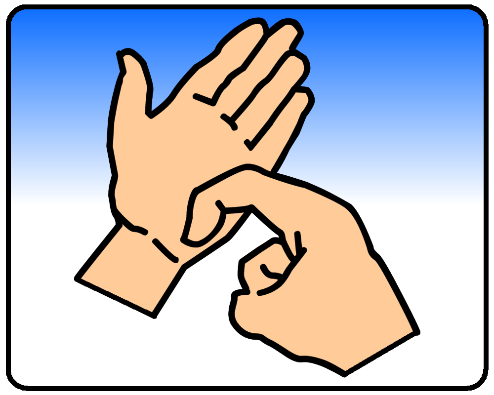 BSL sign for r