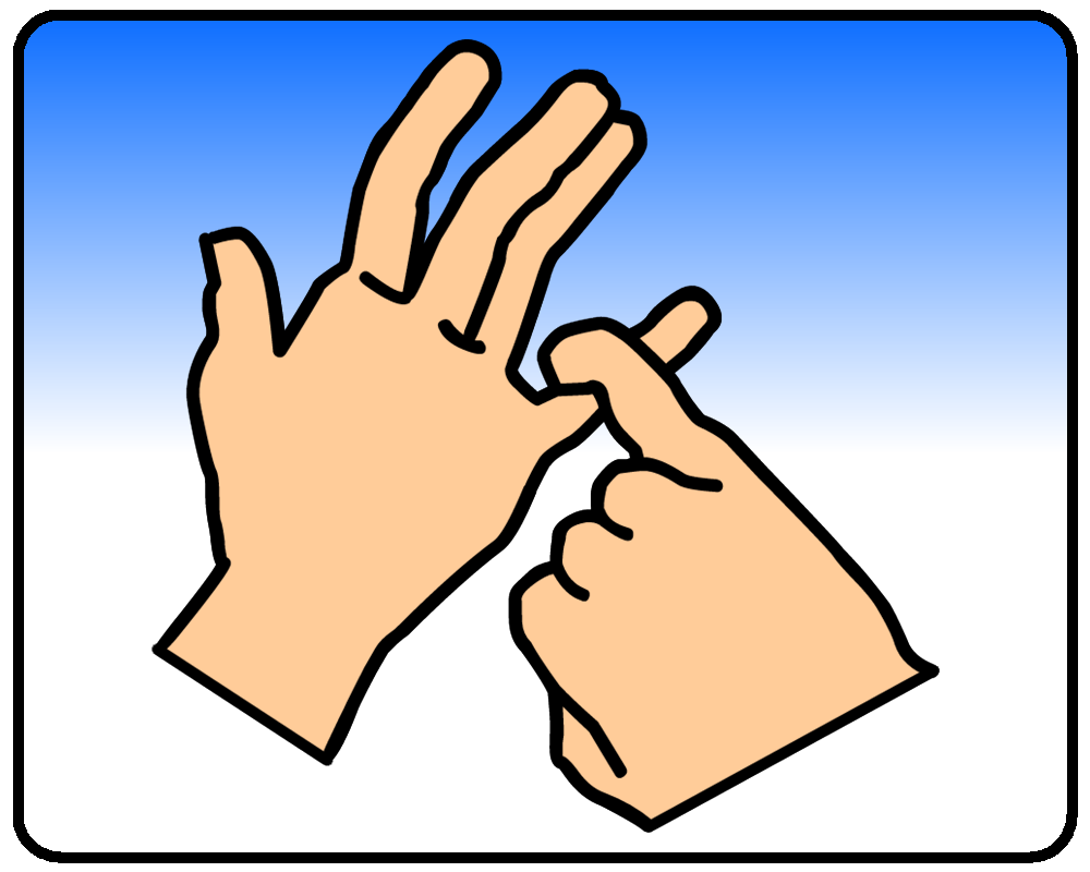 BSL sign for s