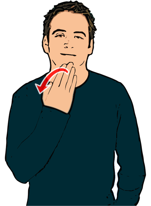 BSL sign for please