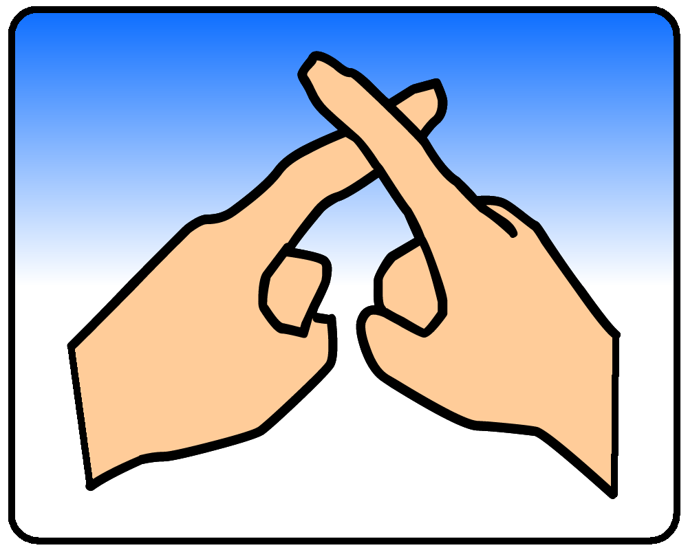 BSL sign for x